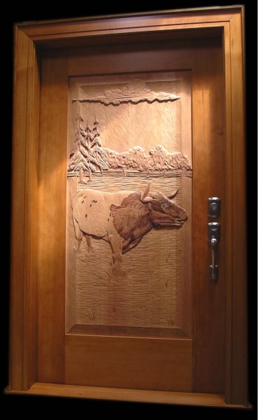 Hand Carved Wooden Doors
